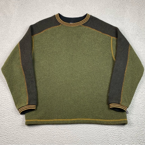 Kuhl Other - VTG Alf Kuhl Sweater Men's Size L Green Alfpaca Fleece Sweater Crewneck Pullover